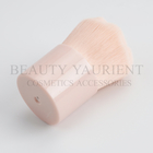 Flower Hair Plastic Handle Fluffy Foundation Makeup Brush Flat 25mm Diameter