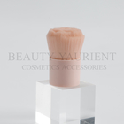 Flower Hair Plastic Handle Fluffy Foundation Makeup Brush Flat 25mm Diameter