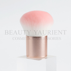 Matte Pink Handle Kabuki Makeup Brush For Pressed Powder Long Lasting