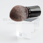 ISO14001 Alminum Handle Kabuki Cosmetic Brush Dome Shaped Makeup Brush