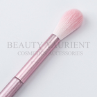 Single Piece Pink Eye Makeup Blending Brush 15g Customized Ferrule